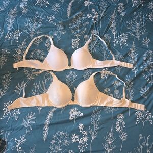 Vanity Fair White Bra Set